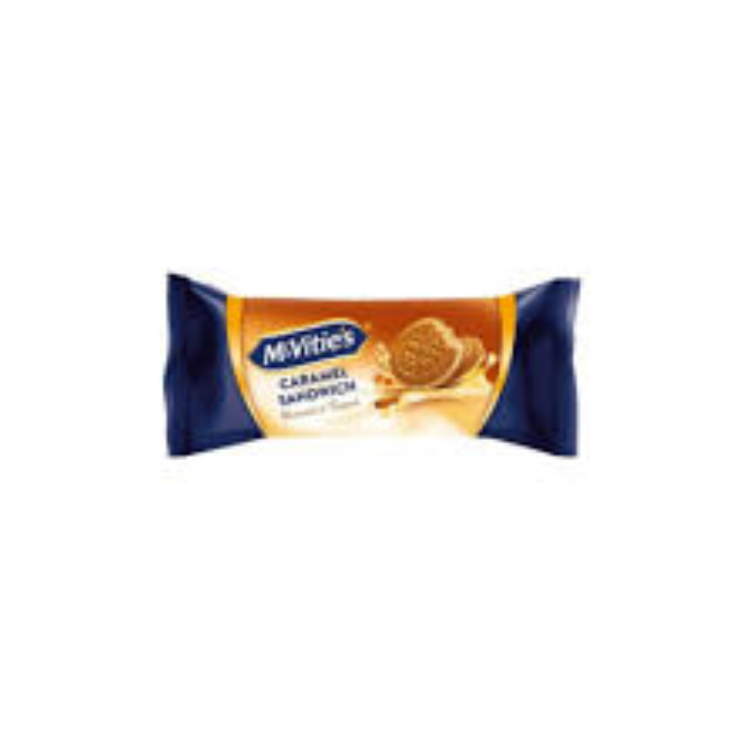 MCVITIES CARAMEL SANDWICH BISCUIT 88G